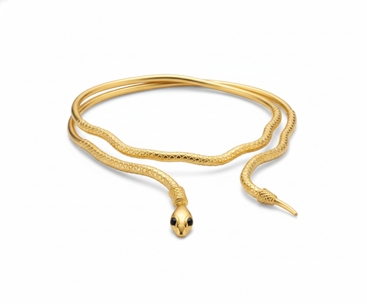 Serpent Gold Necklace