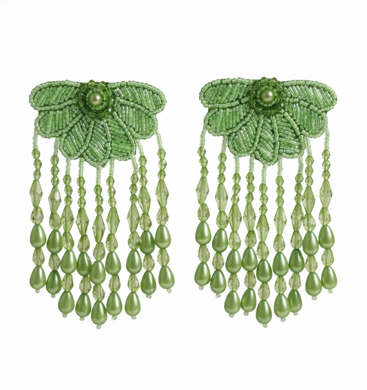 Forest Glow Beaded Earrings