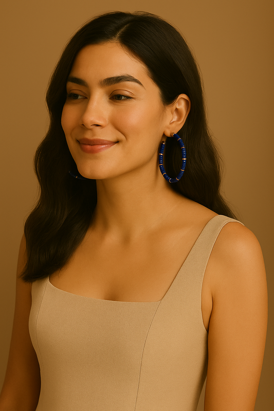 Marine Bead Hoops Garud Wear