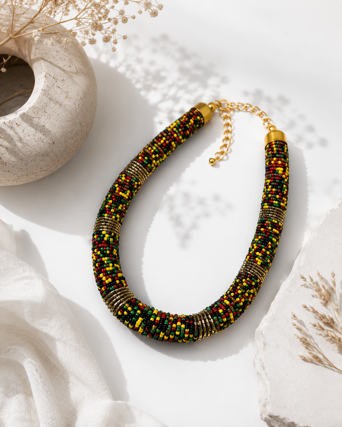 multi-color-necklace Guiyaa Jewels