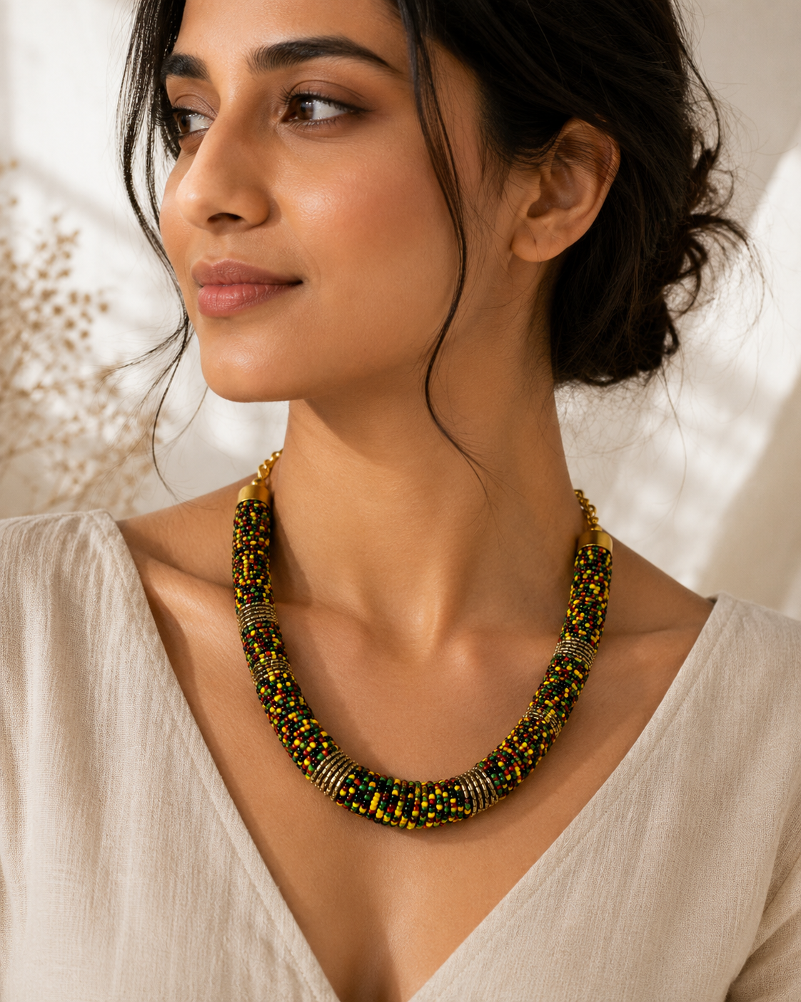 multi-color-necklace Guiyaa Jewels