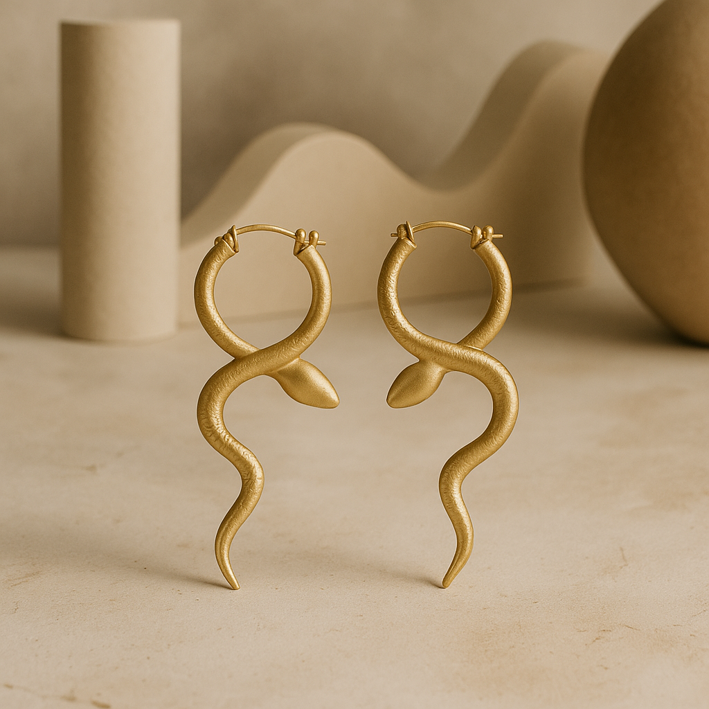 Serpent Grace Earrings Garud Wear