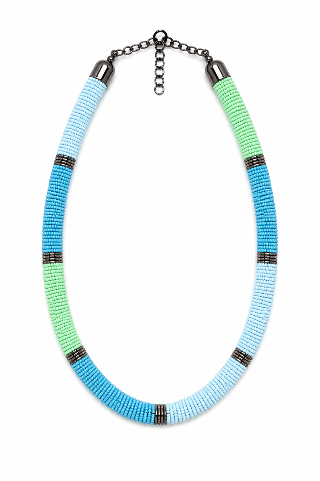 Multicolour Bead Handmade Necklace Garud Wear