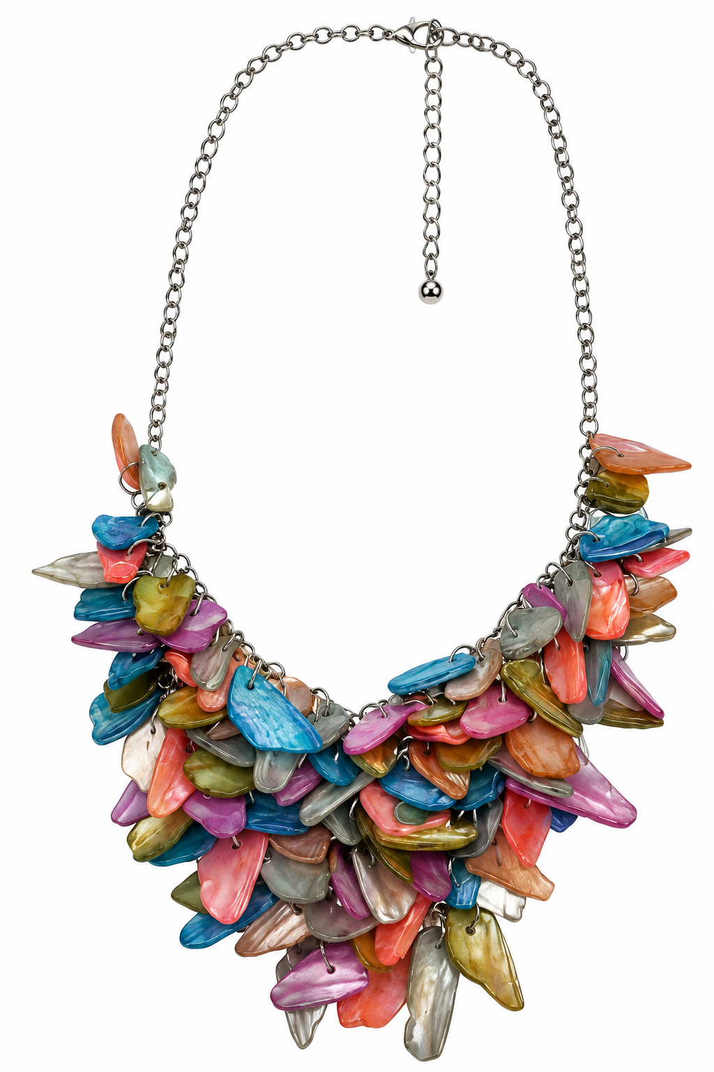 Multicolour Shell Necklace Garud Wear