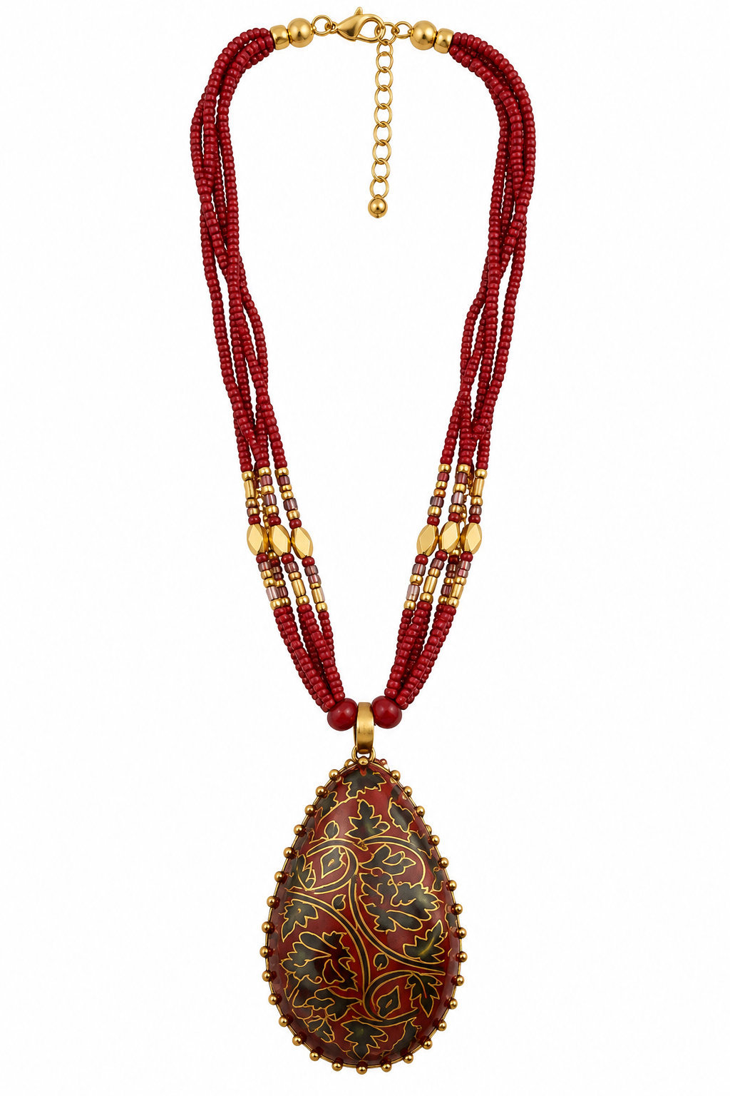 The Red Necklace Garud Wear