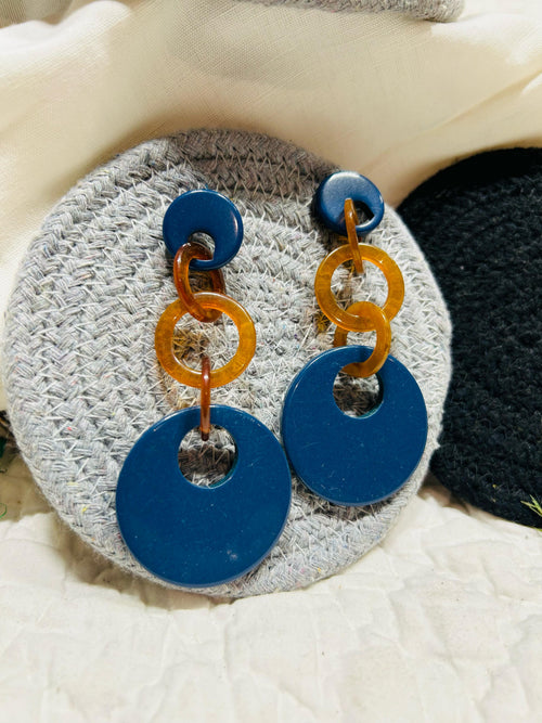 Blue Danglers - Garud Wear