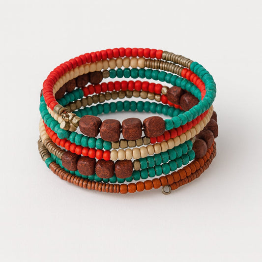 Earth Harmony Beaded Bracelet Garud Wear