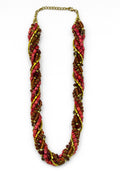 Radiant Ruby Glass Necklace Garud Wear