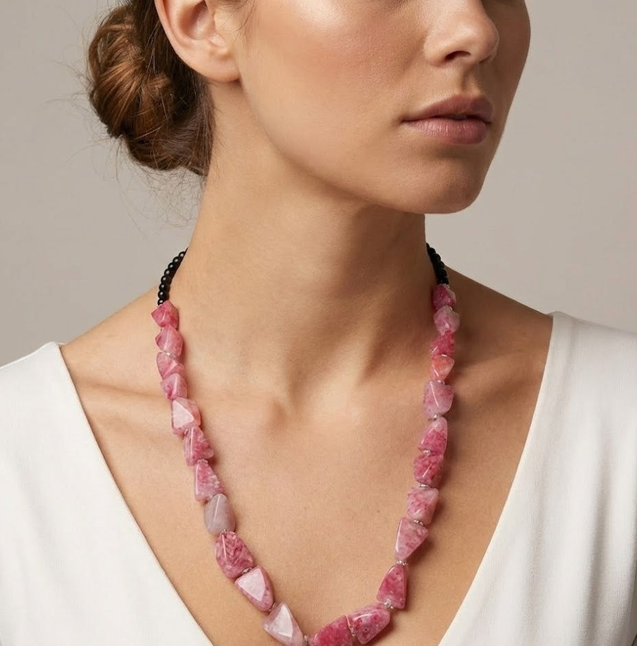 Pink Stone Necklace