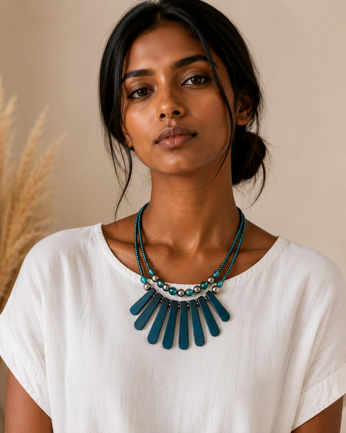 Handcrafted Wooden Necklace Garud Wear